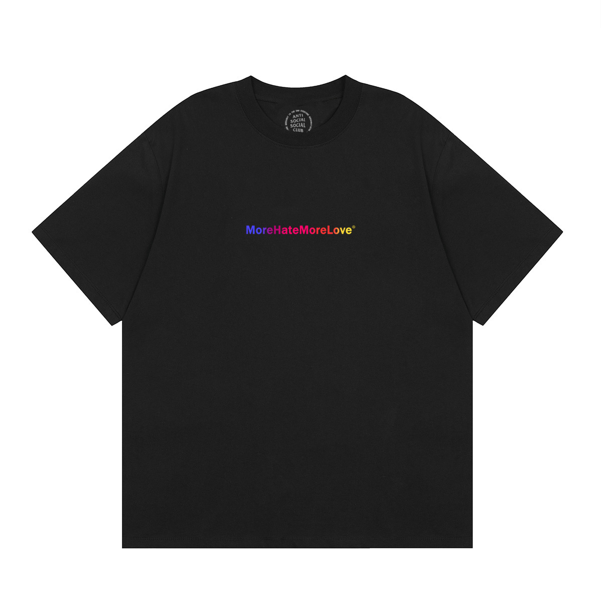 Anti Social Social Club Gradient Logo Tee Multicolor
