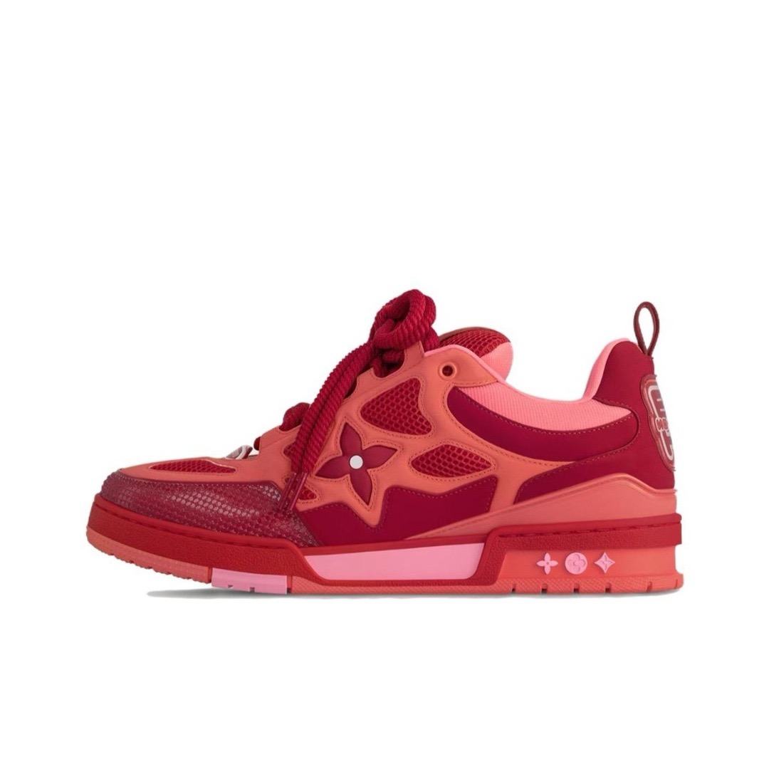 Louis Vuitton LV Skate Chunky Sneakers Red