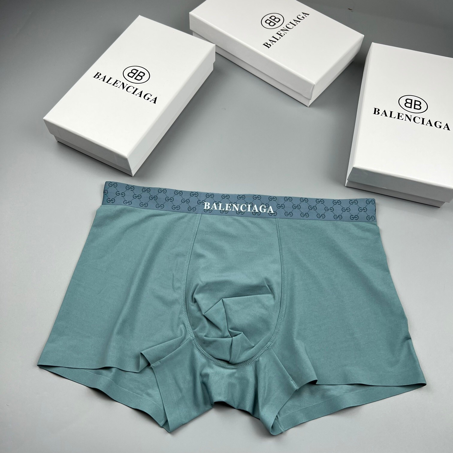 Balenciaga Ice Silk Boxer Briefs 3-Pack Multicolor