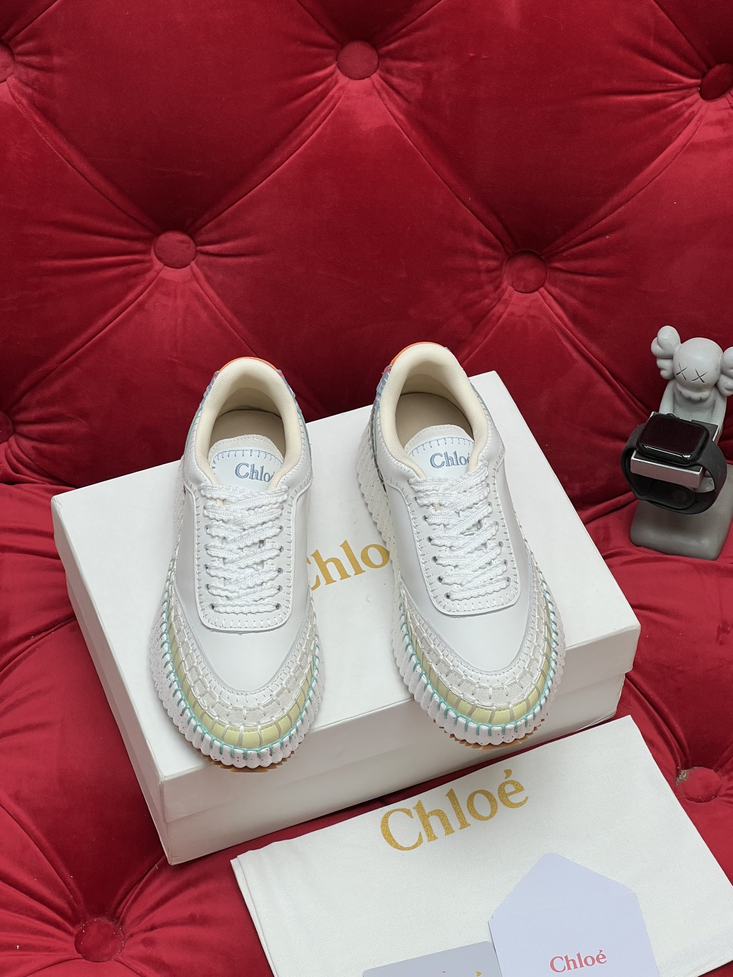 Chloe Platform Casual Sneakers Multicolor