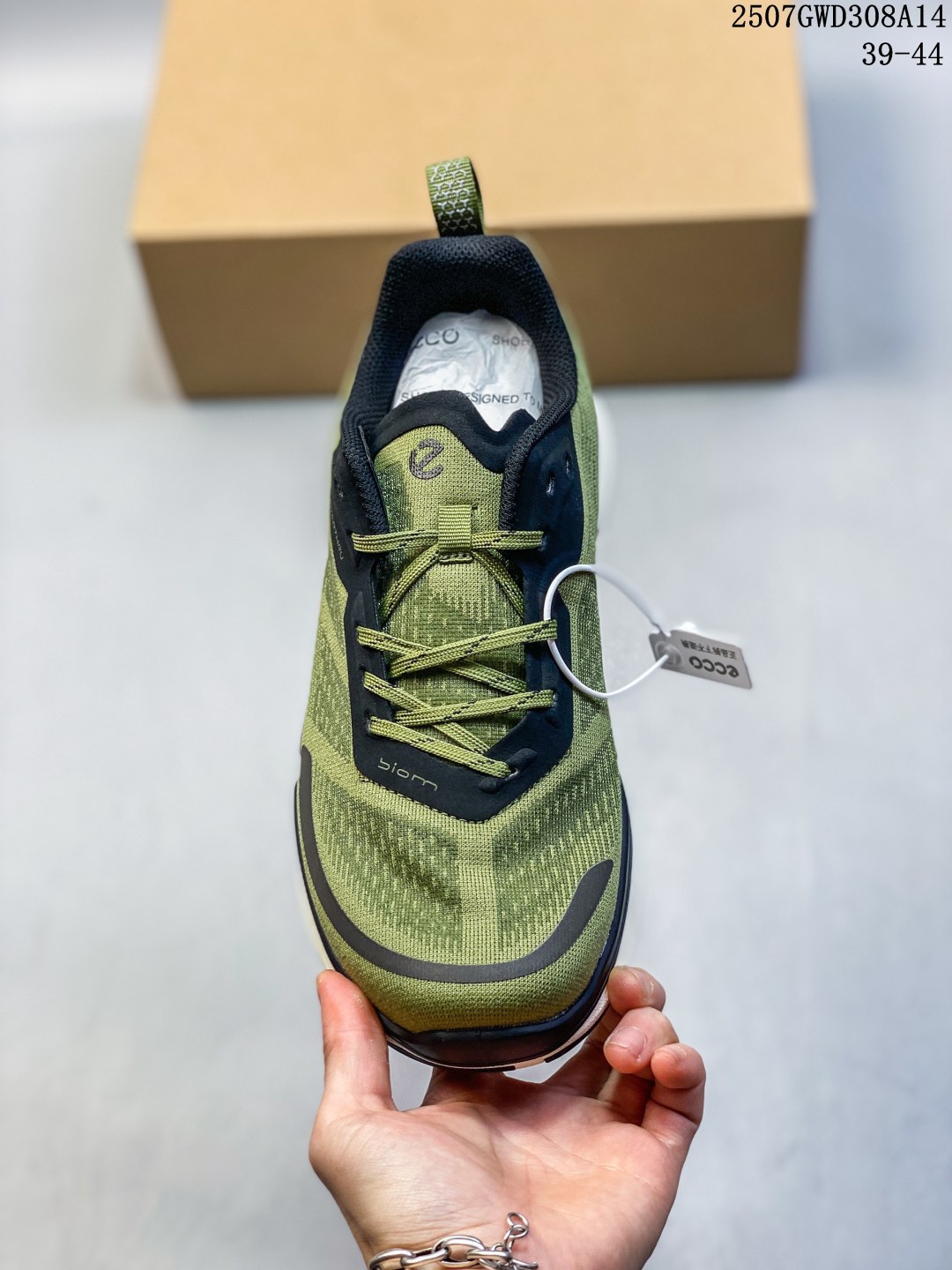 ECCO Biom 2.2 Walking Running Shoes Olive Green