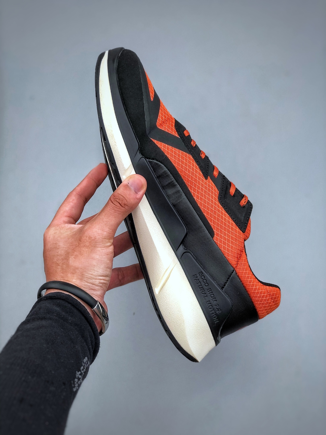 ECCO Breathable Running Sneakers Orange