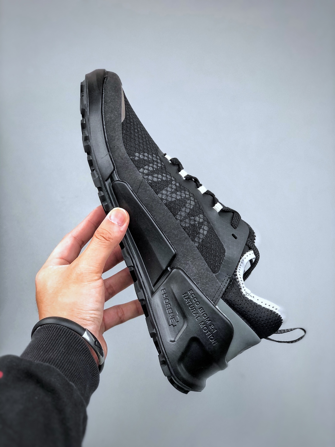 Ecco BIOM C Natural Motion Trainers Black/Grey