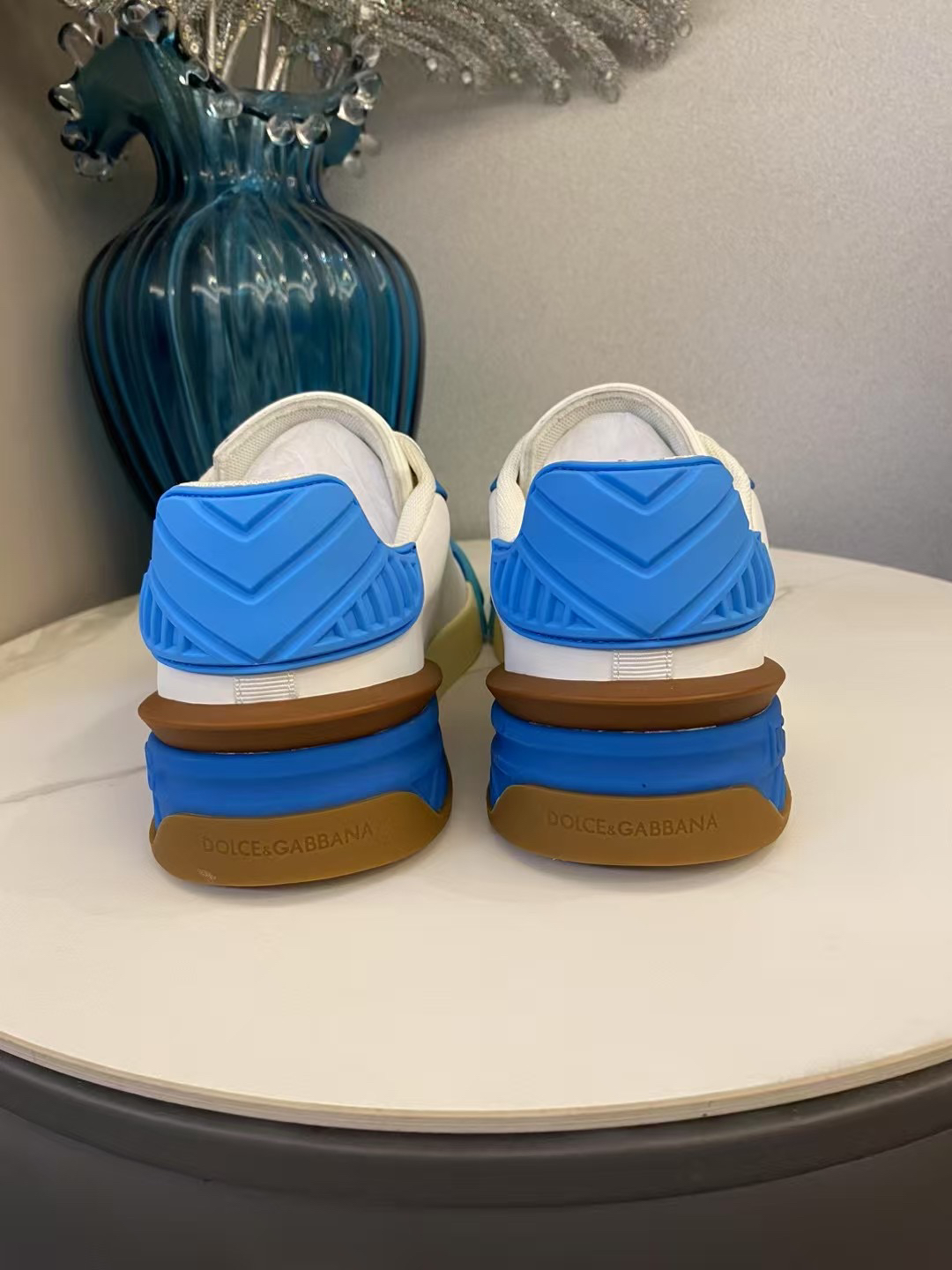 Dolce & Gabbana DG Low-Top Sneakers Blue/White