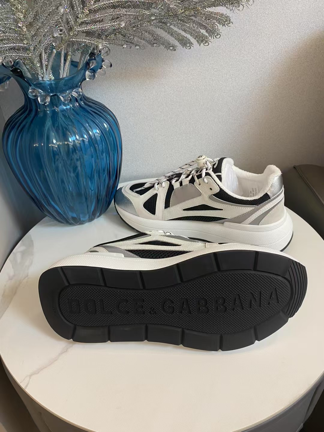 Dolce & Gabbana Mesh Sneakers Multi-Color