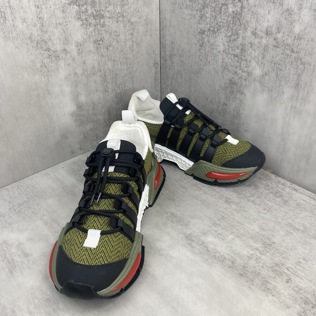 Dolce & Gabbana DG Chunky Dad Sneakers Green
