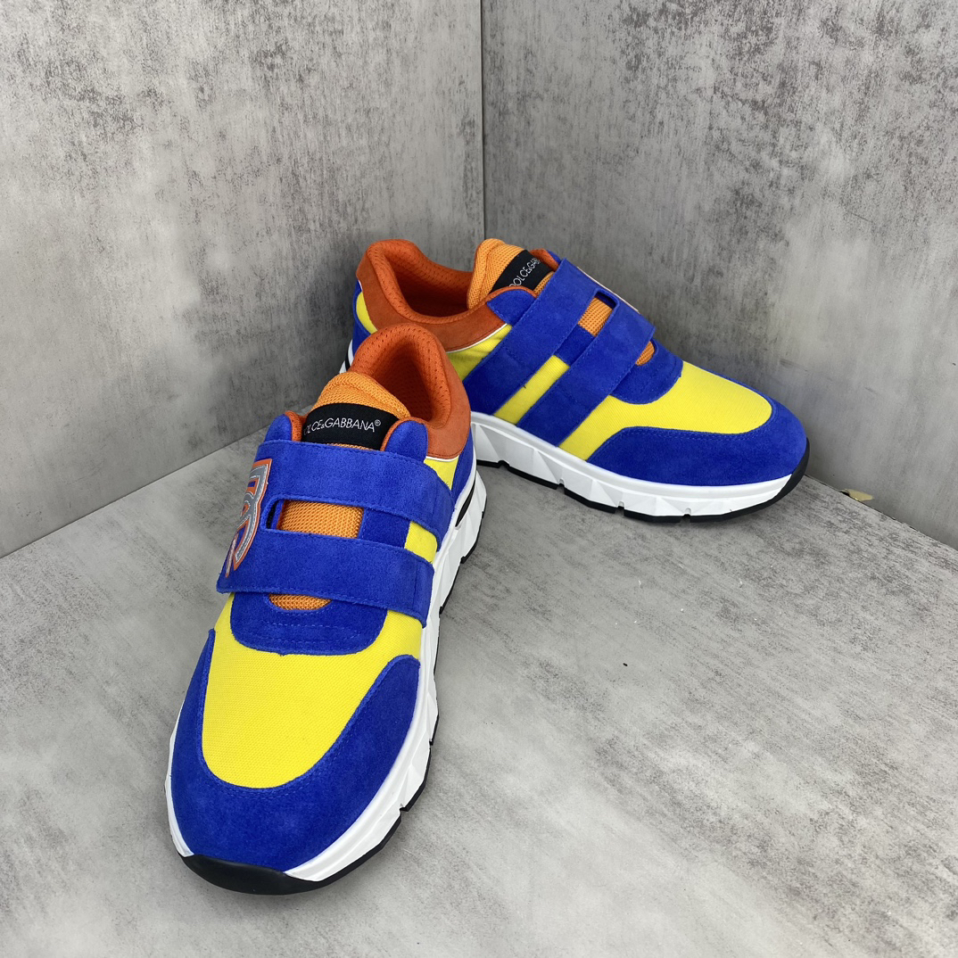 Dolce & Gabbana Daymaster Sneakers Blue/Yellow/Orange