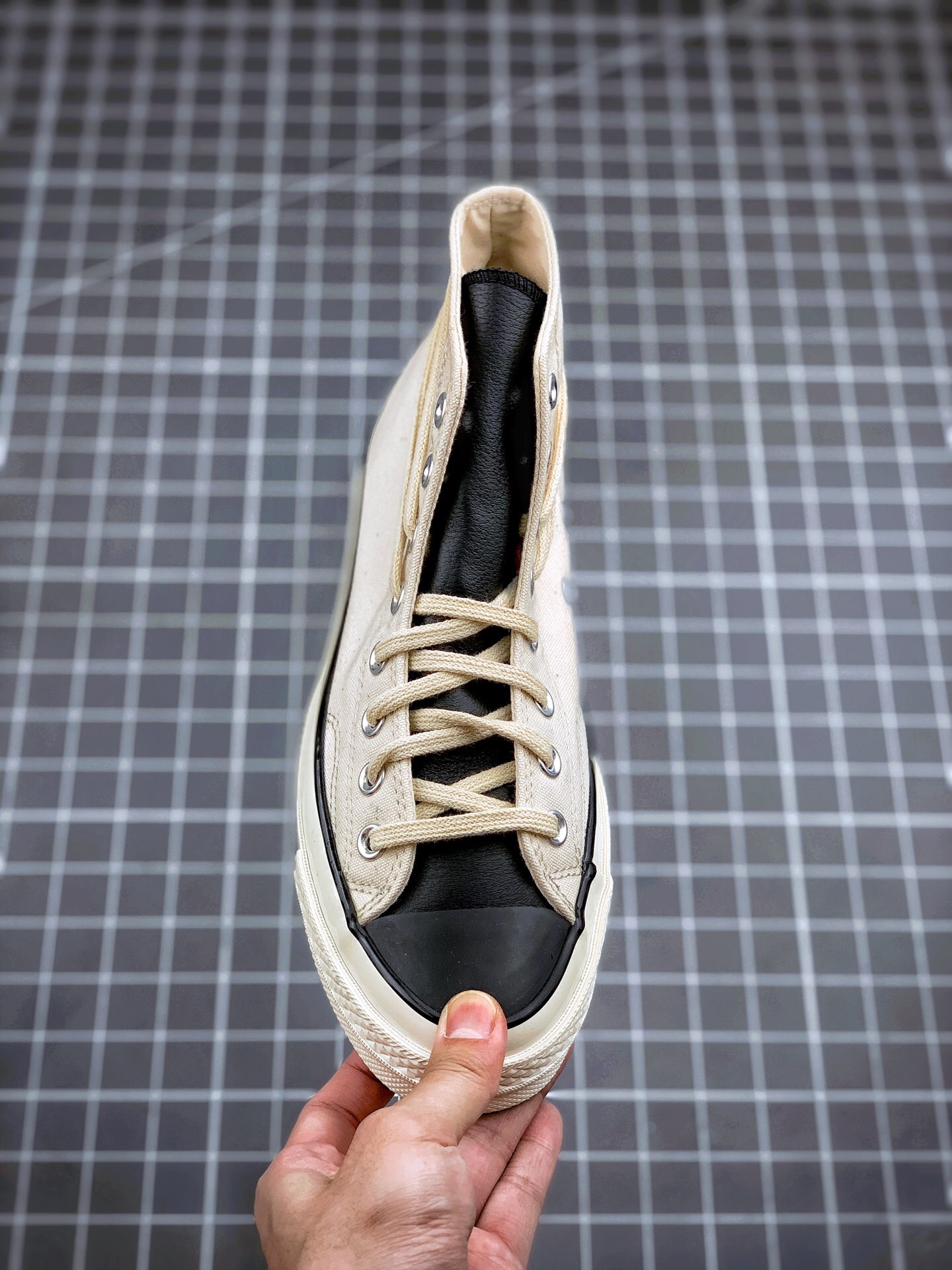 Essentials x Converse Chuck 70 High Black Beige