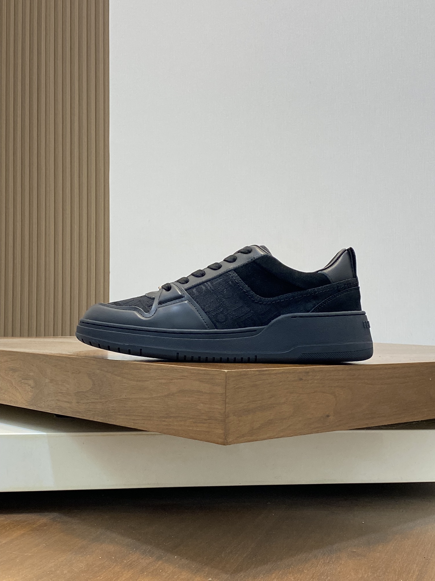 Ferragamo Napa Leather Sneakers Black