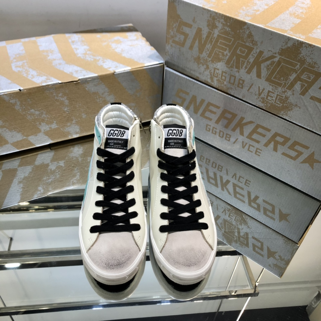 Golden Goose GGDB Slide High-Top Sneakers Multicolor