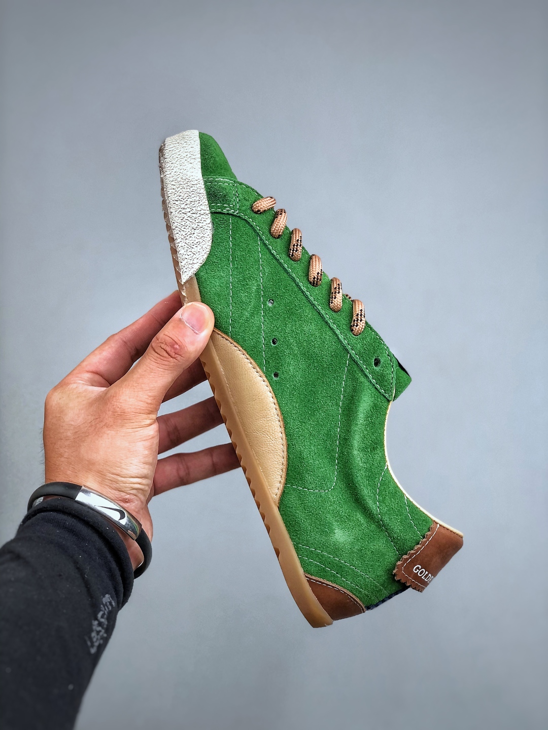 Golden Goose True-Star Suede Sneakers Green