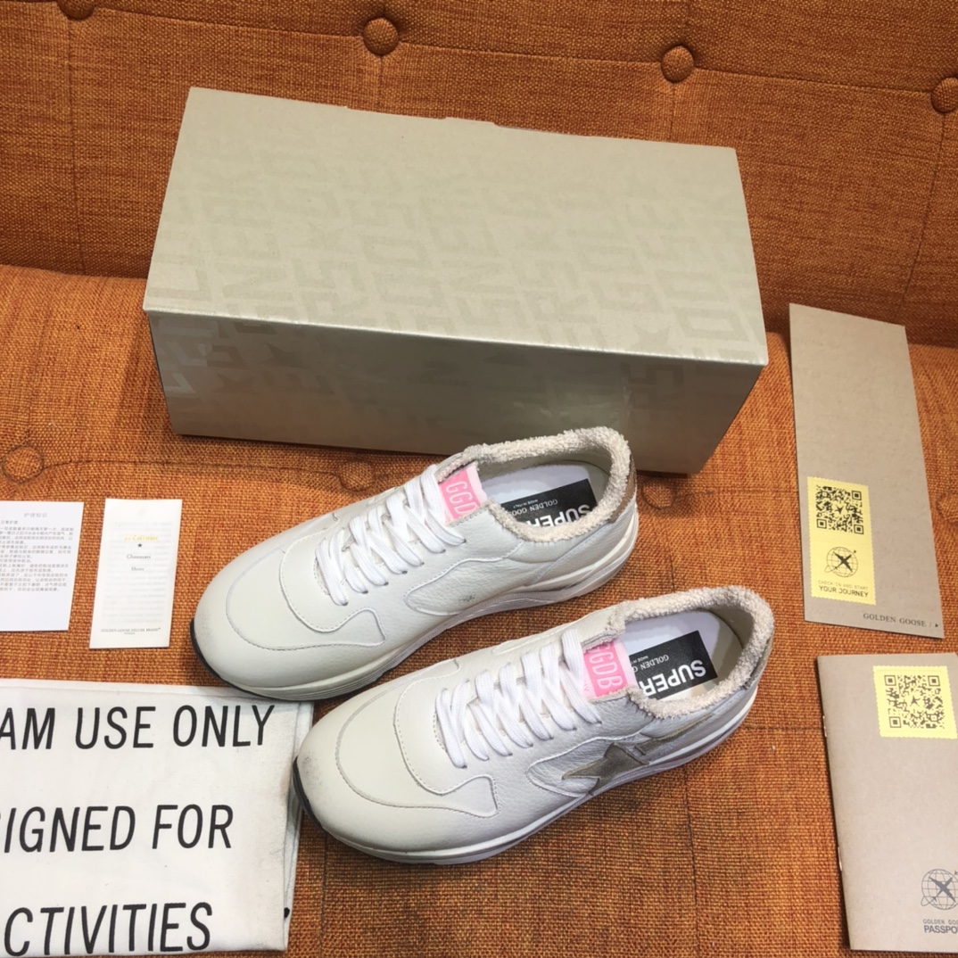 Golden Goose GGDB Running Lift Sneakers White