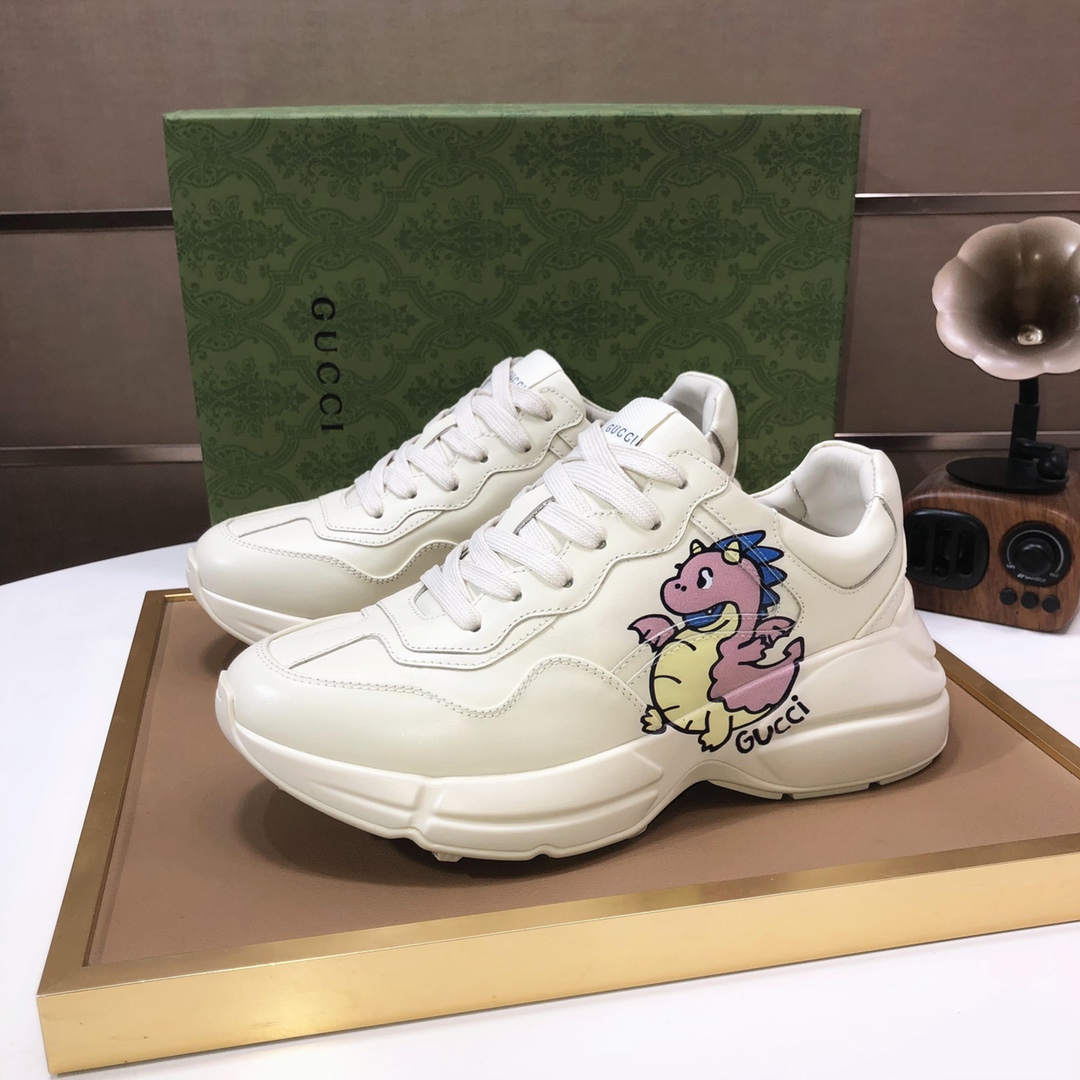 Gucci Dragon Dad Sneakers White