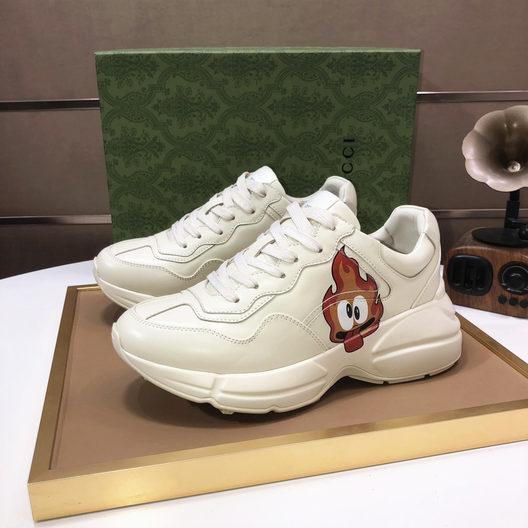 Gucci Rhyton Dad Sneakers Cream