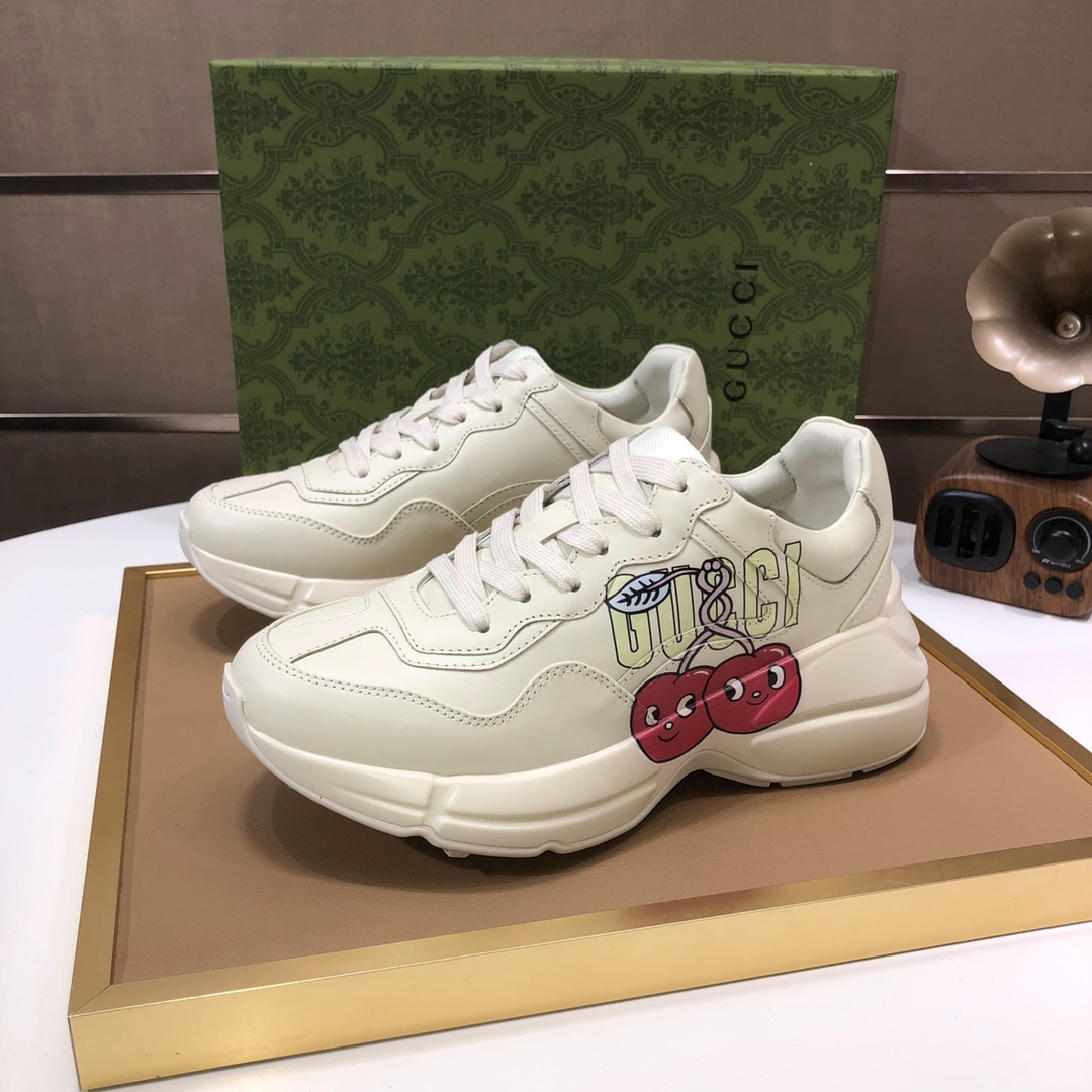 Gucci Cherry Dad Sneakers White