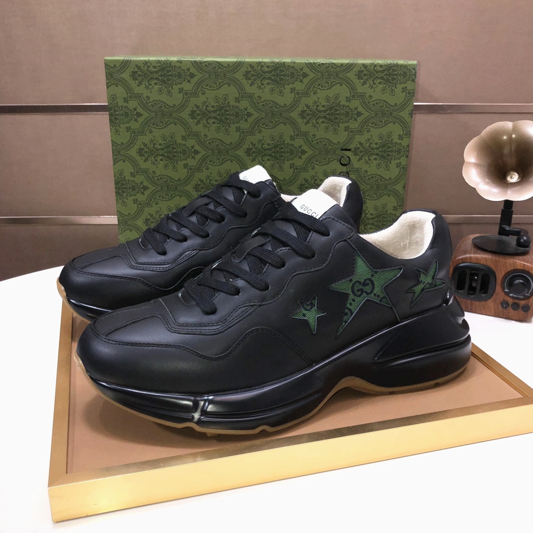 Gucci Chunky Dad Sneakers Black/Green