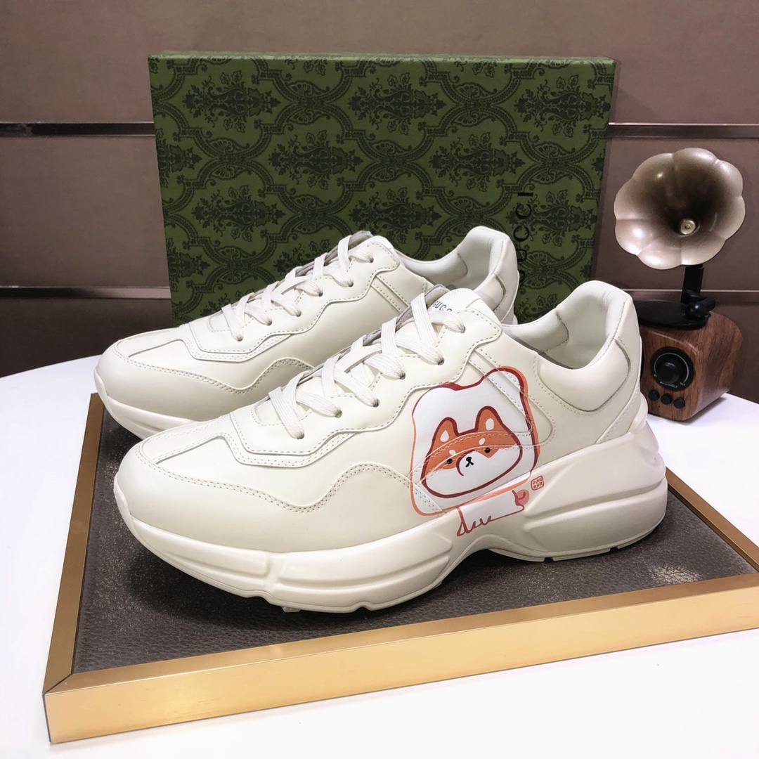 Gucci Dad Sneakers Cartoon White