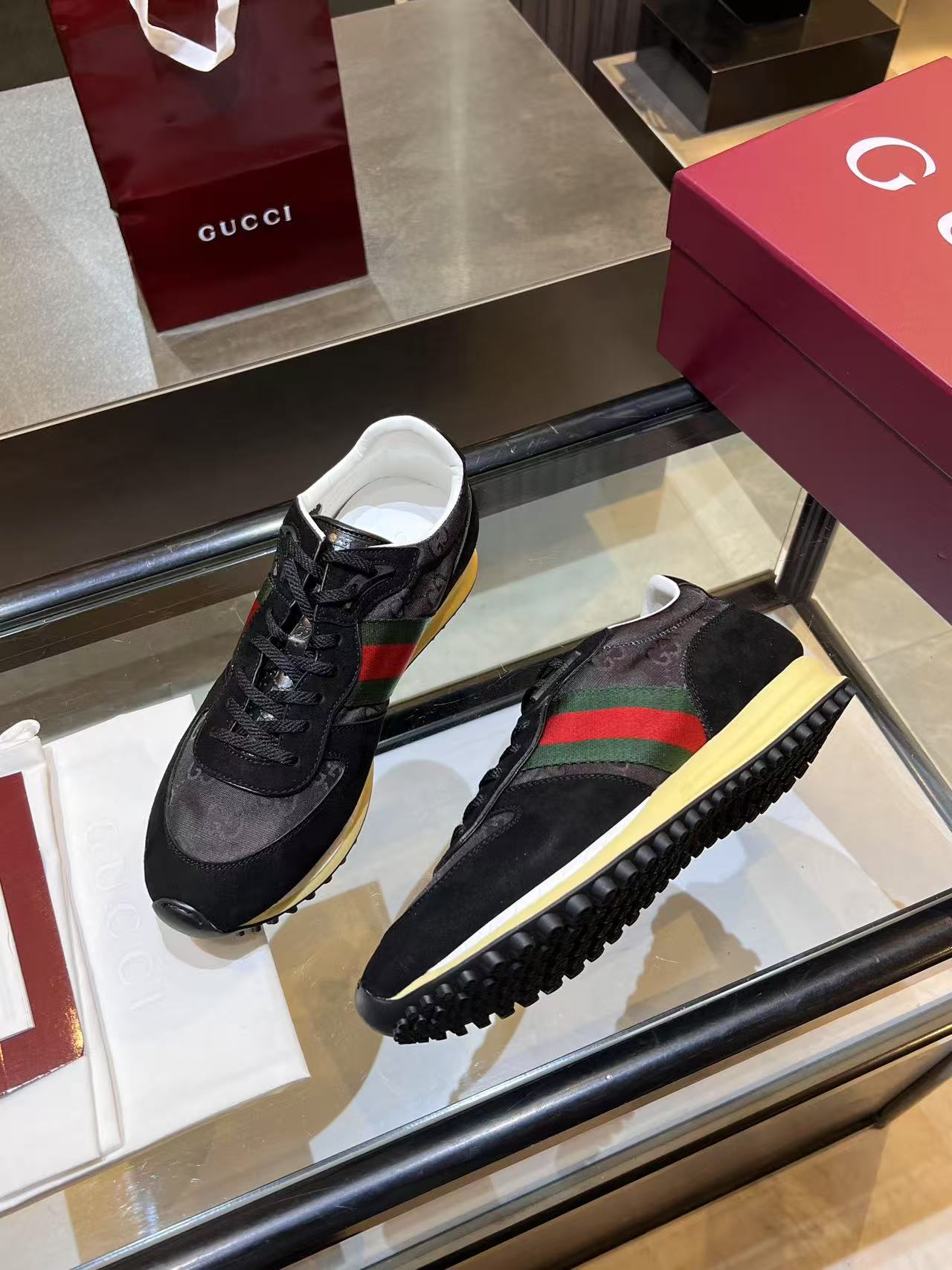 Gucci Re-Motion Platform Sneakers Black