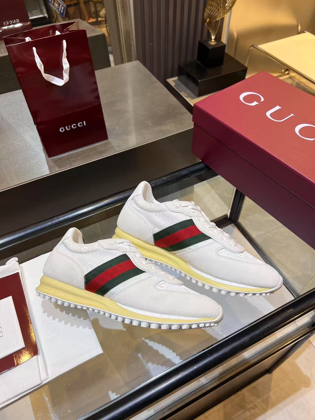 Gucci Re-Motion Platform Sneakers White