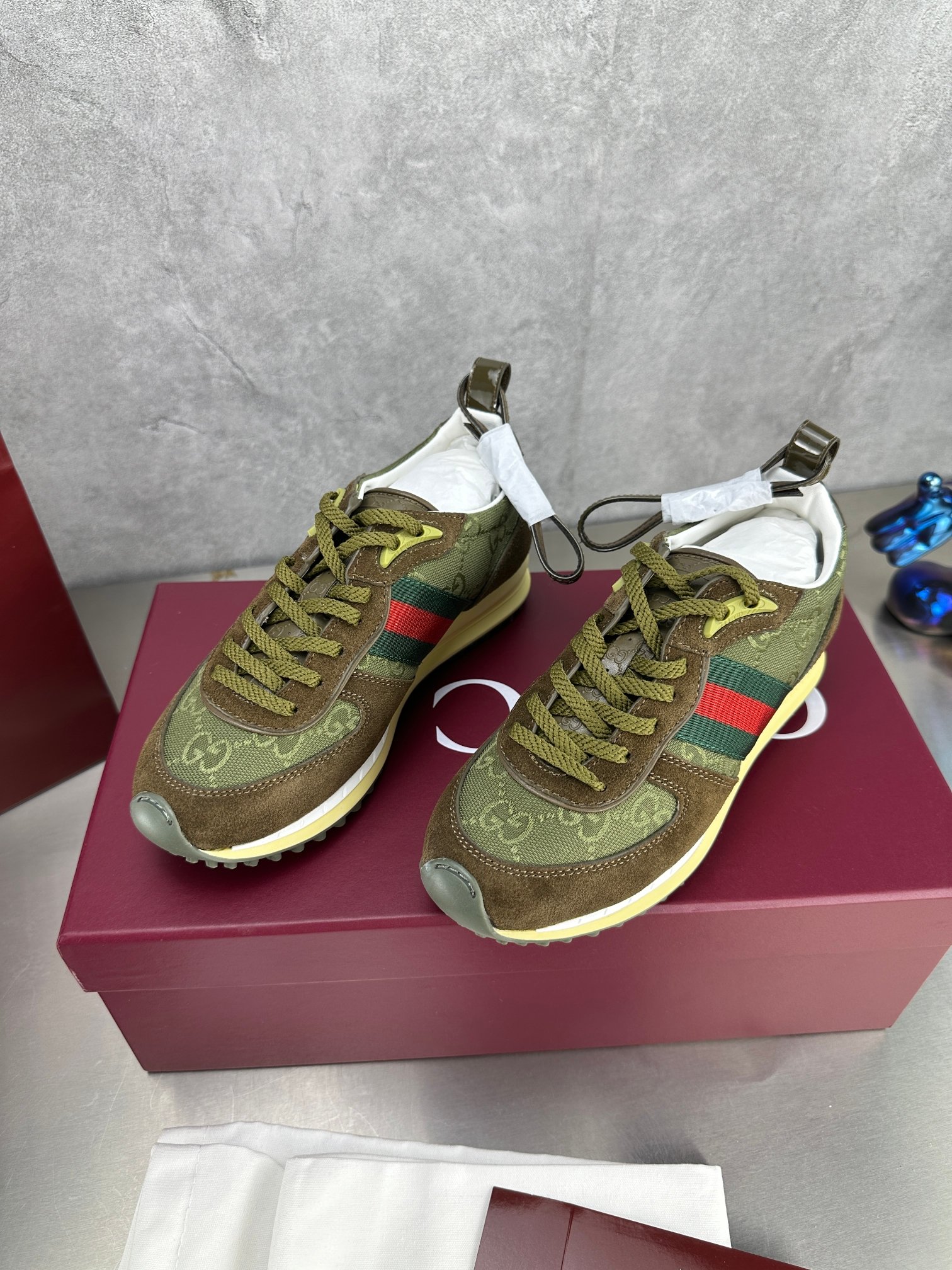 Gucci Re-Motion Platform Sneakers Green
