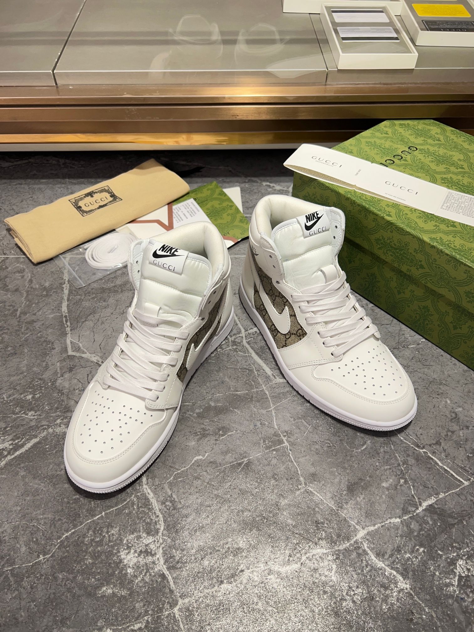 Gucci GG Canvas High-Top Sneakers Multi-Color