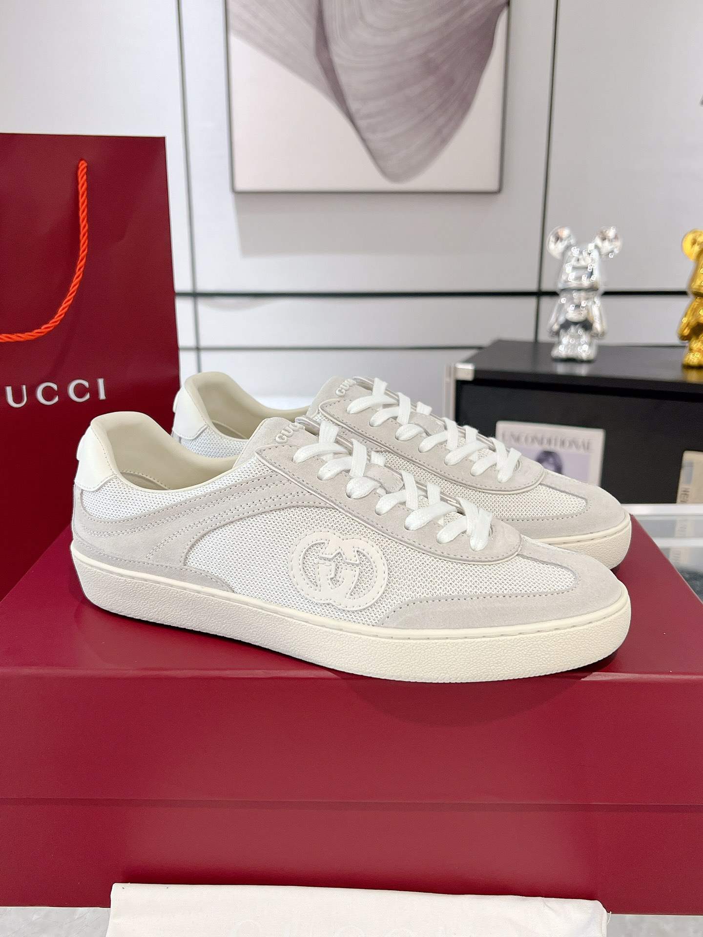 Gucci GG Low-Top Sneakers White