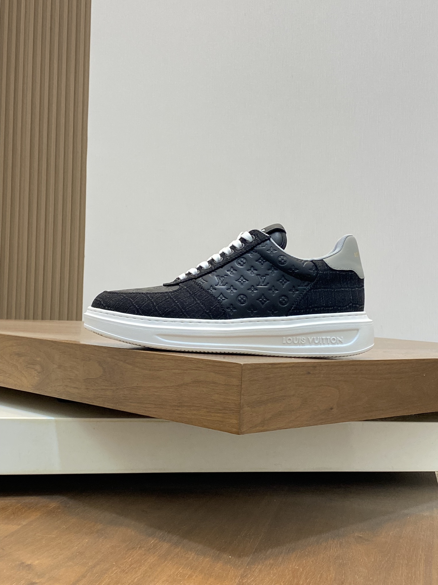Louis Vuitton Monogram Low-Top Sneaker Black