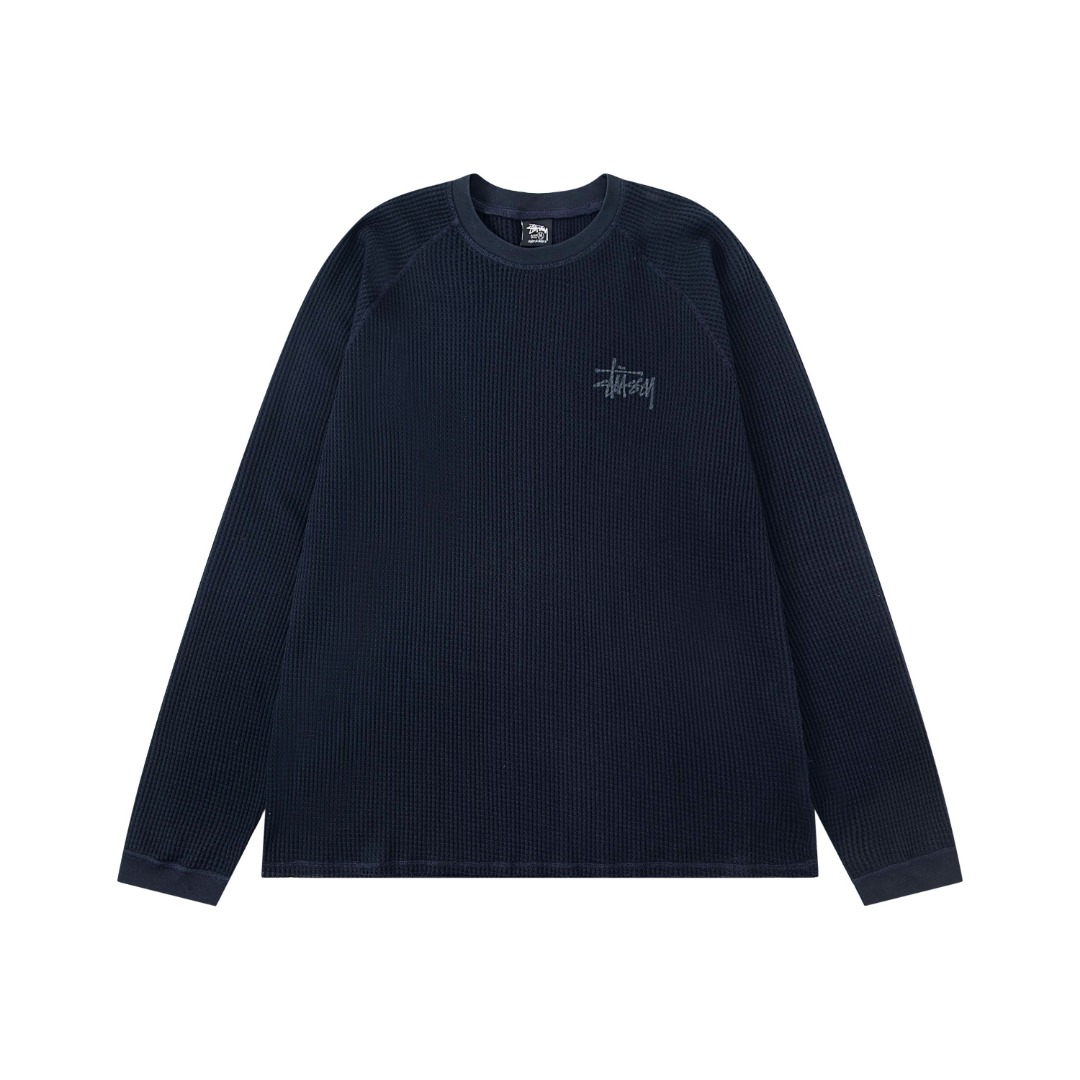 Stussy Waffle Logo Long Sleeve Tee Multicolor