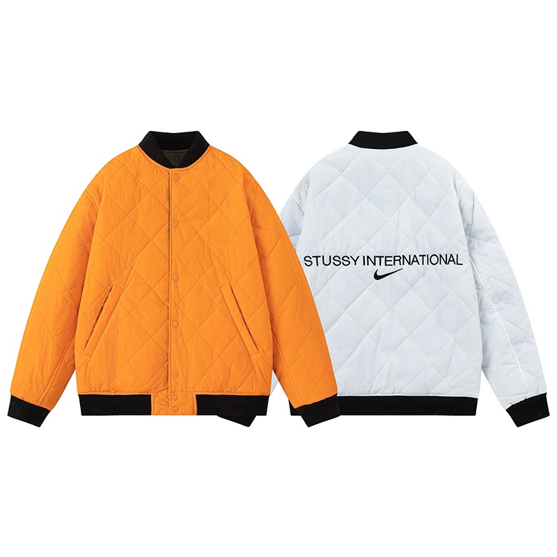 Nike x Stussy Reversible Logo Bomber Jacket Multicolor