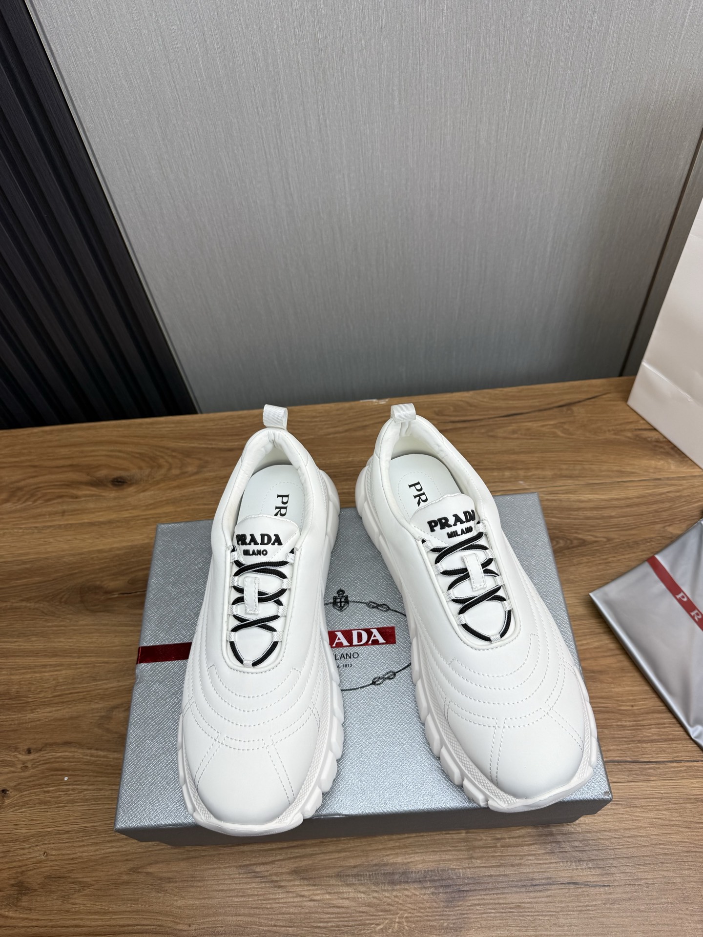 Prada Milano Chunky Sneakers White