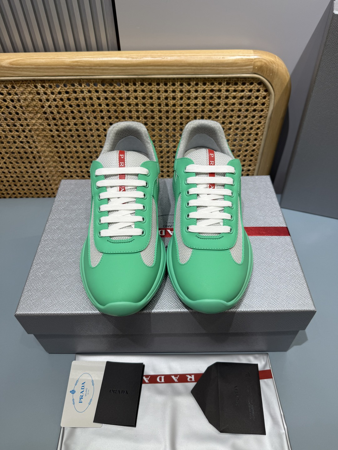 Prada Americas Cup Sneakers Mint Green