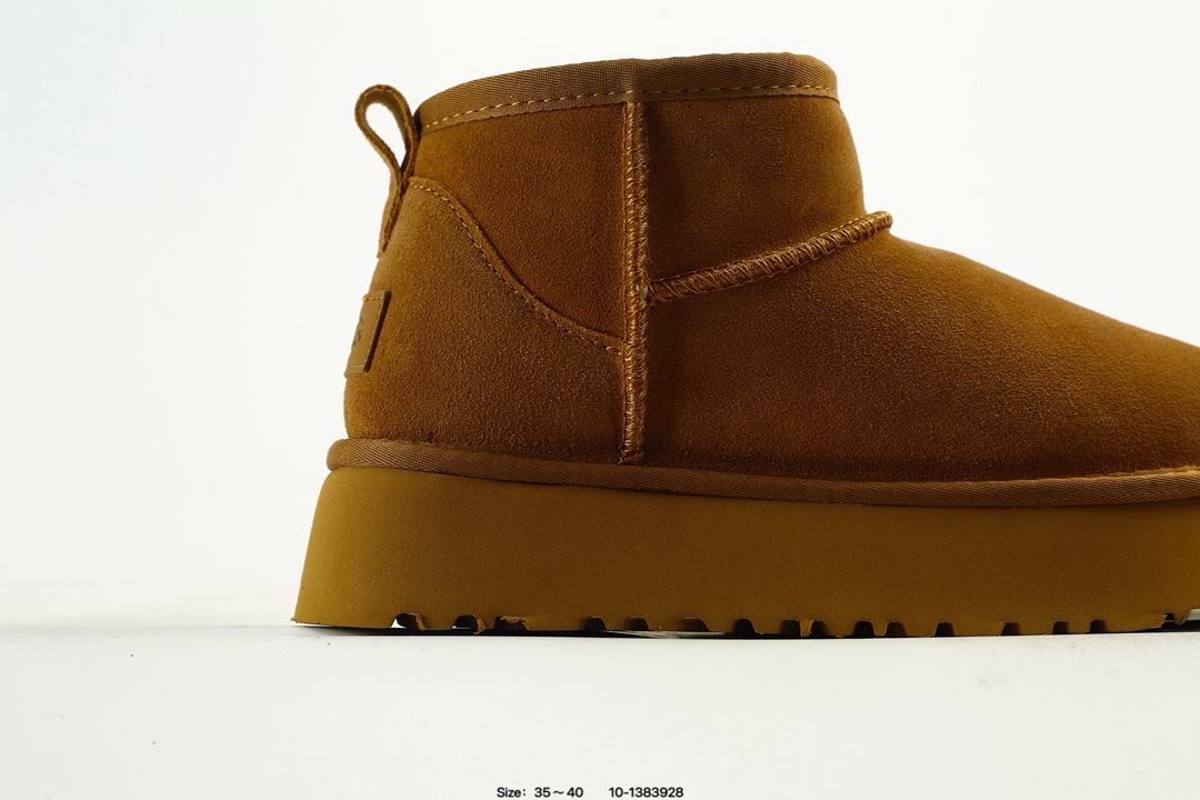 UGG Platform Mini Snow Boots Chestnut
