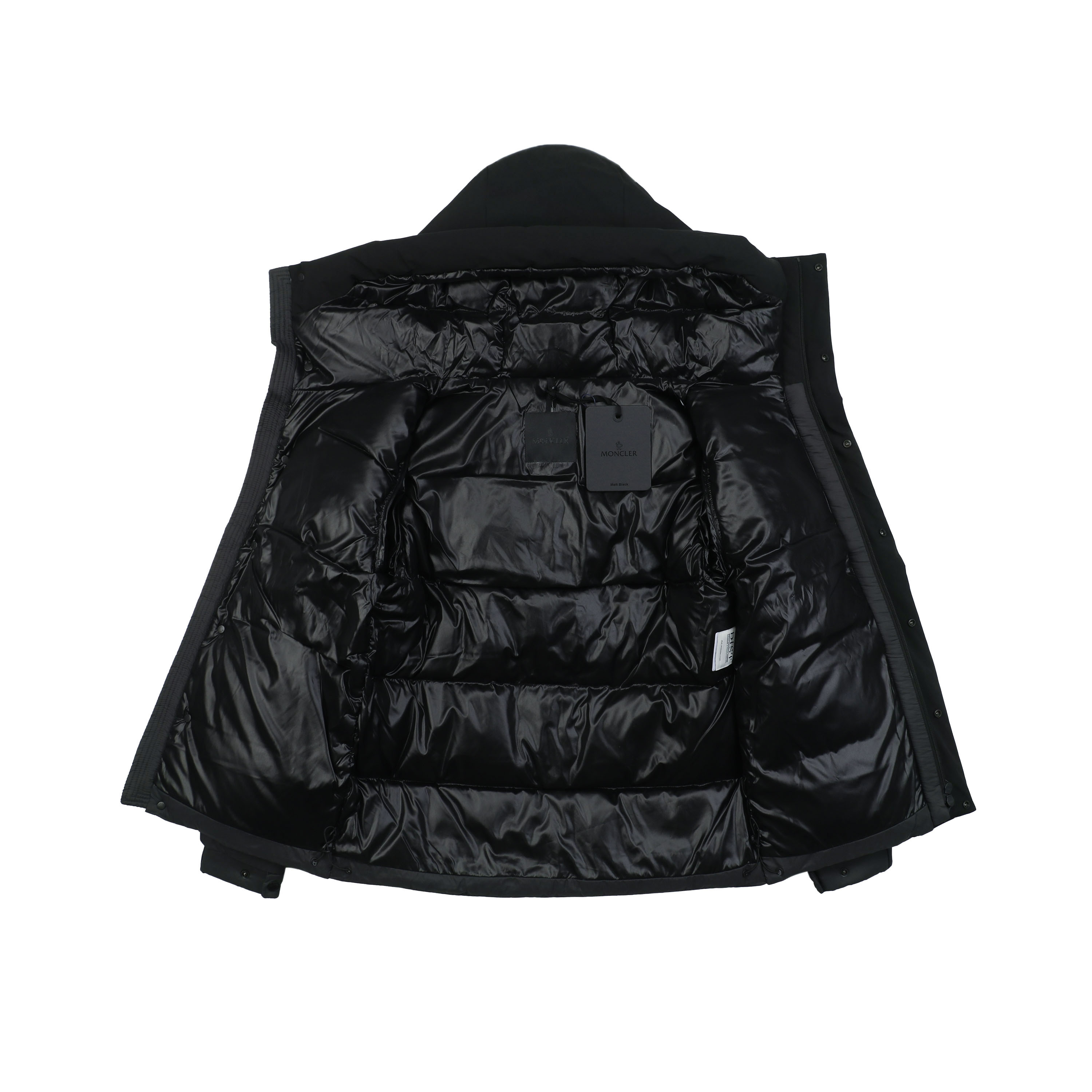 Moncler Madeira Hooded Down Jacket Dark Gray