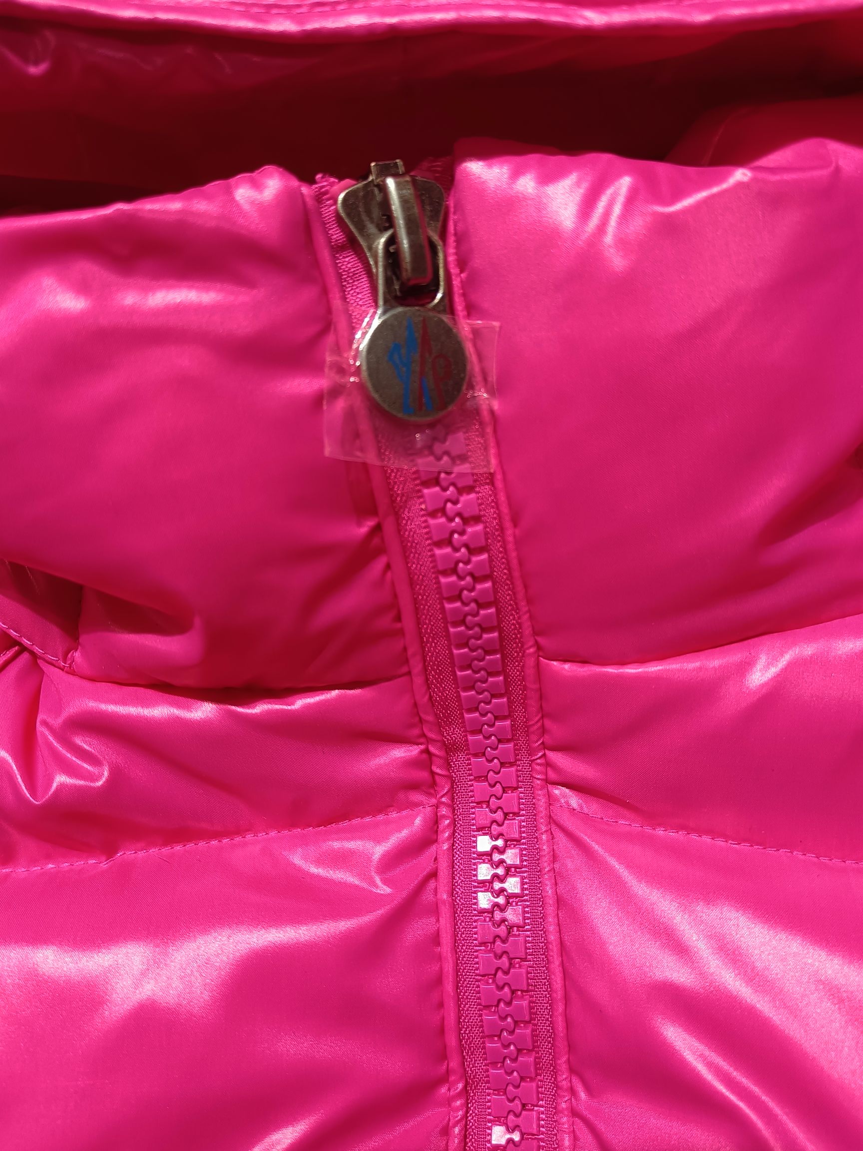 Moncler Maya Short Down Jacket Hot Pink