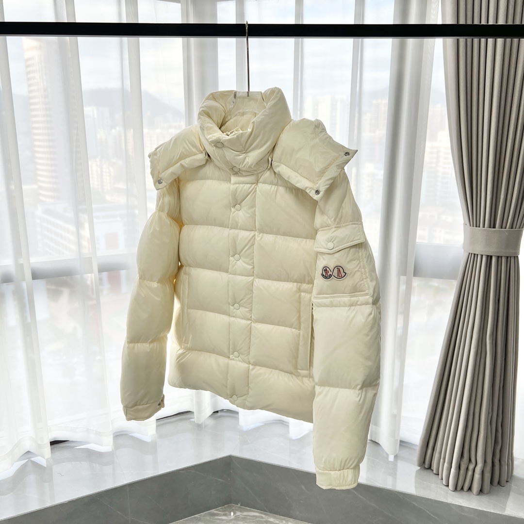 Moncler Maya 70th Down Jacket Cream