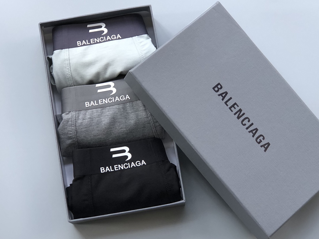 Balenciaga Modal Boxer Briefs 3-Pack Multicolor