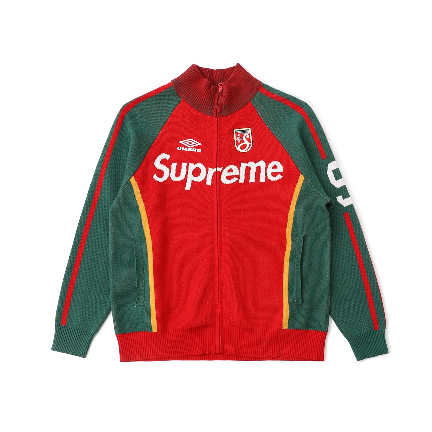 Supreme x Umbro Zip-Up Knit Jacket Multicolor