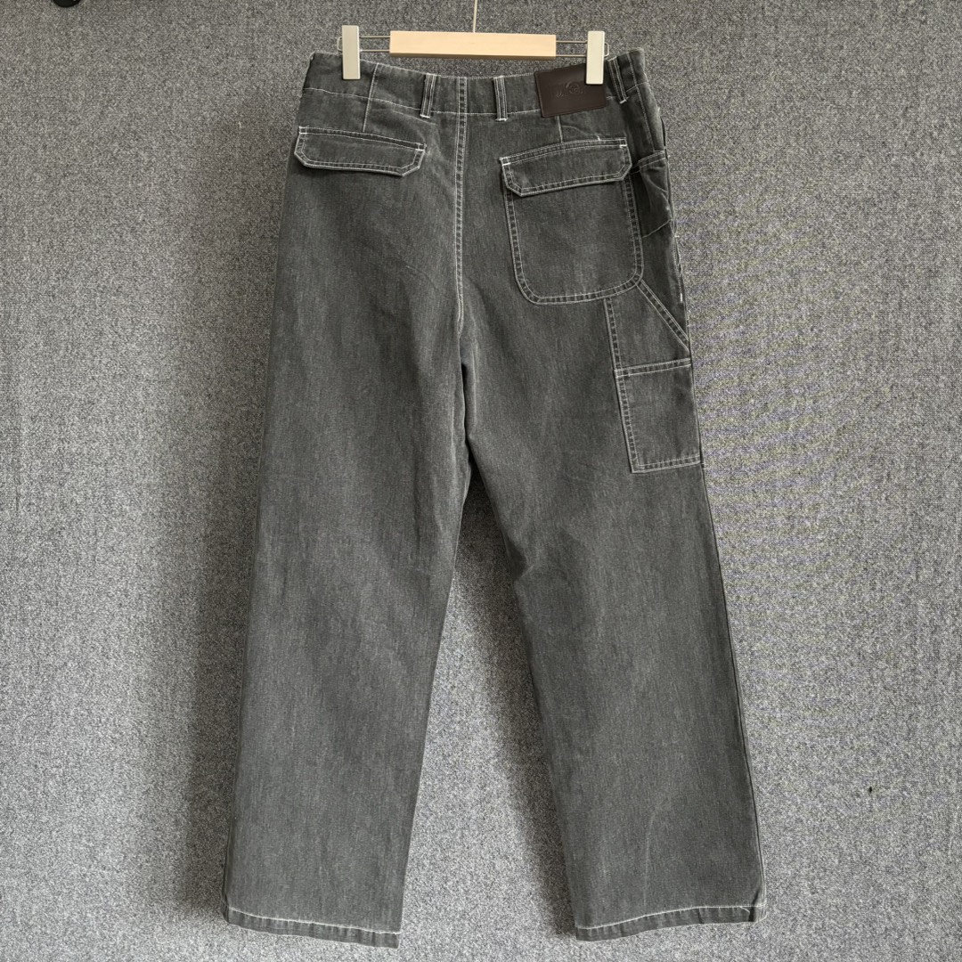 Dior FW2024 Cargo Workwear Pants Gray