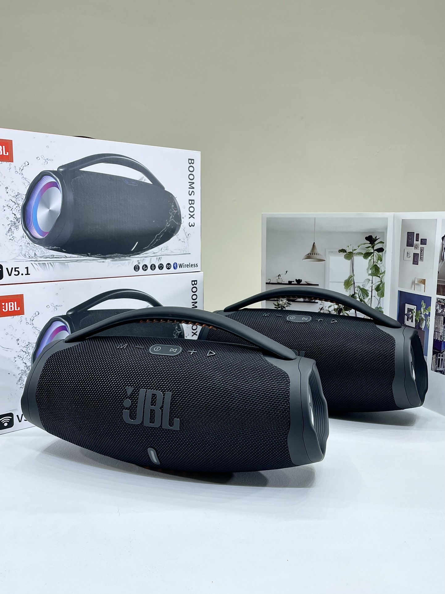 JBL Boombox 3 Party Bluetooth Speaker Black