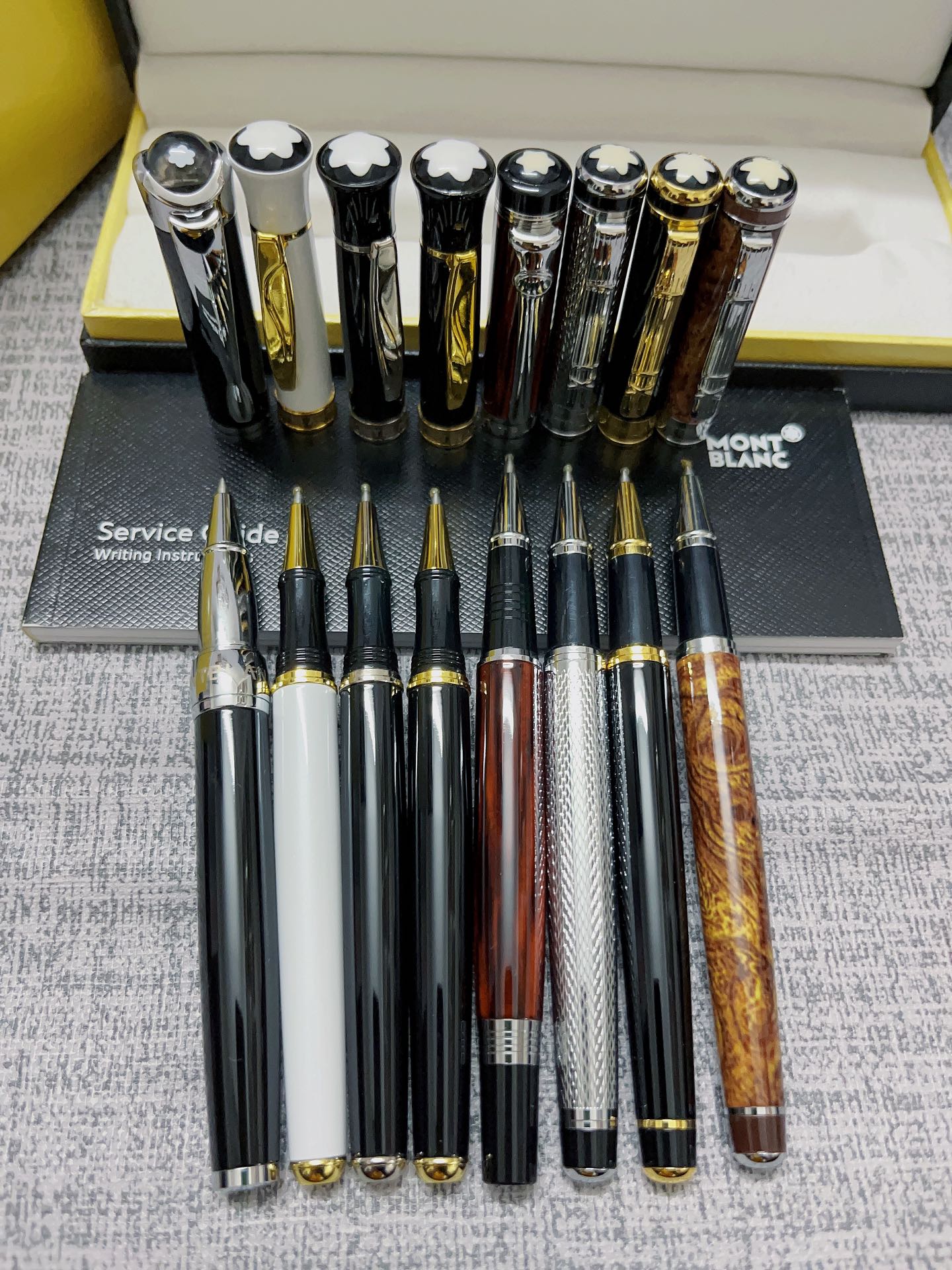 Montblanc Luxury Rollerball Pen Set Multicolor