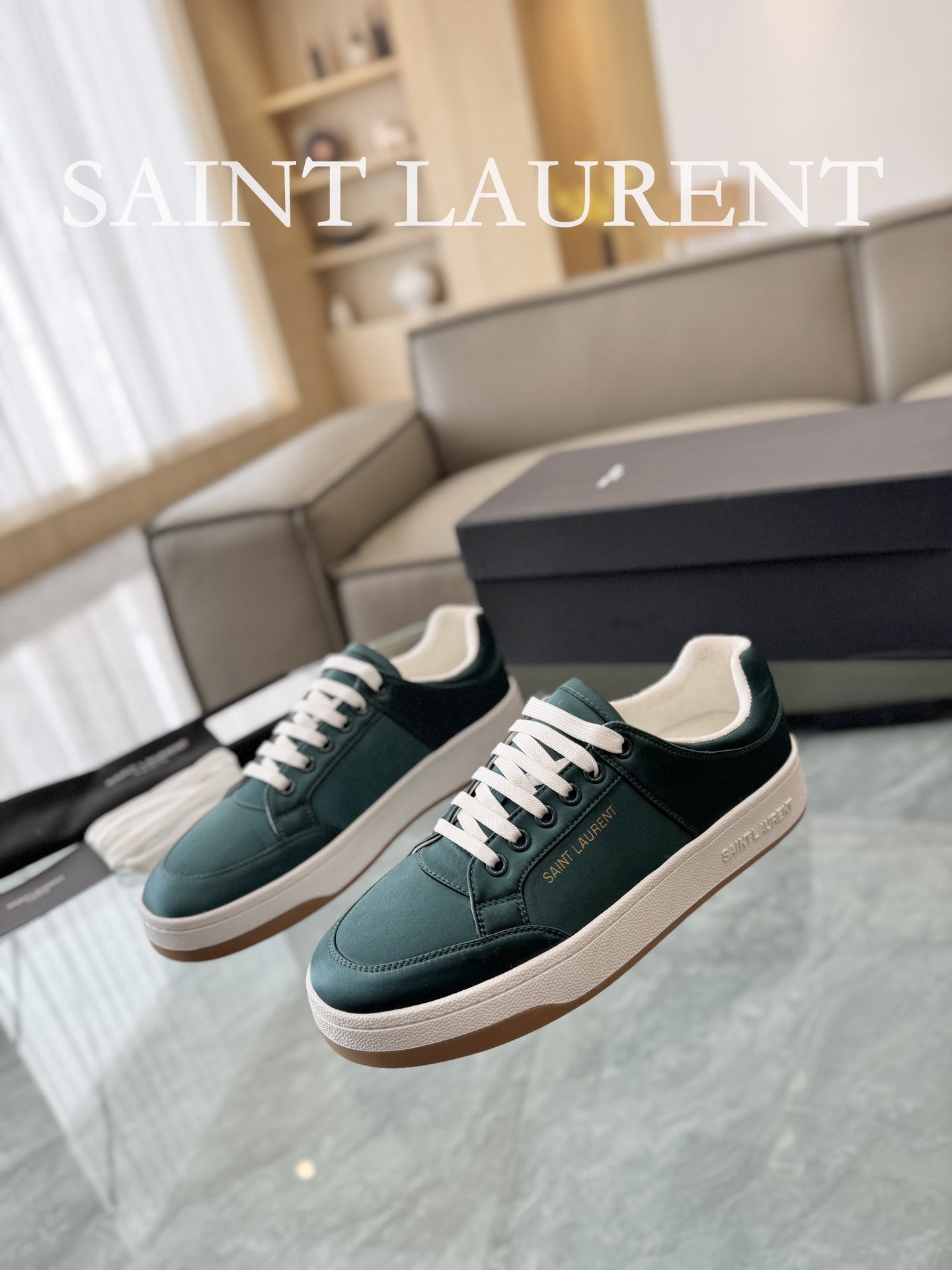 YSL SL61 Casual Sneakers Green