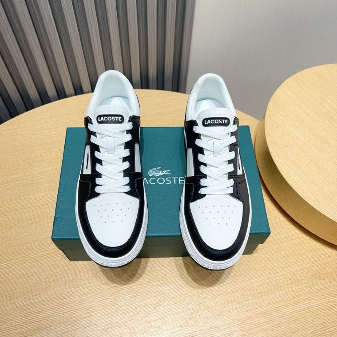 Lacoste Classic Leather Casual Sneakers Black/White