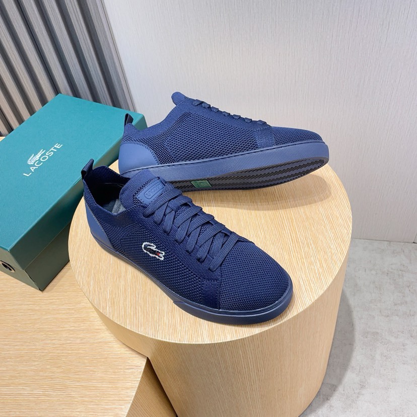 Lacoste Classic Knit Casual Sneakers Navy Blue