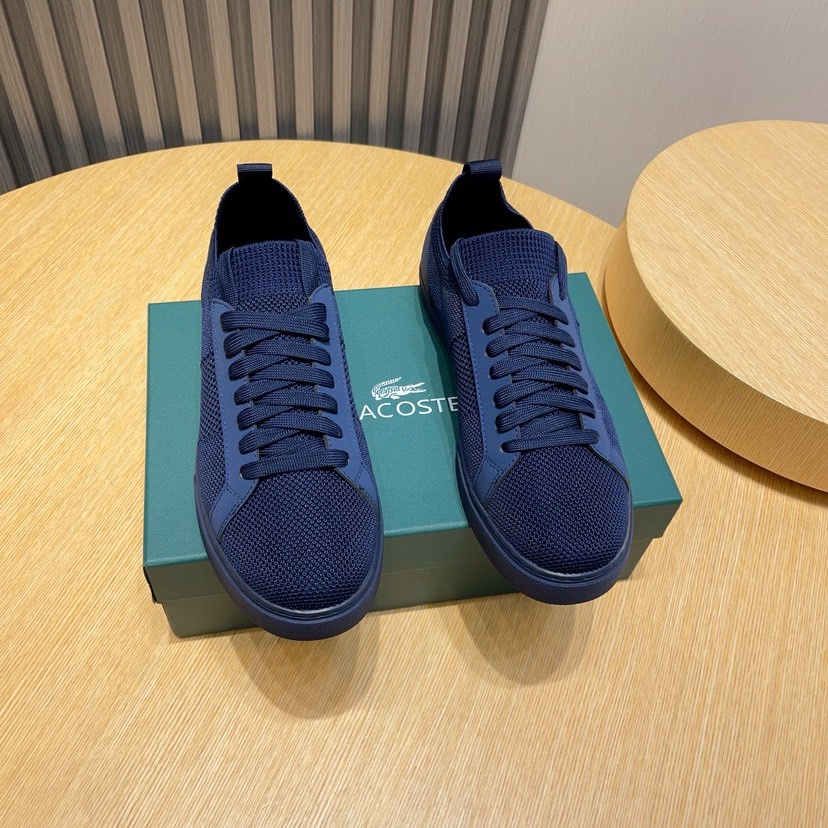 Lacoste Knit Casual Sneakers Navy