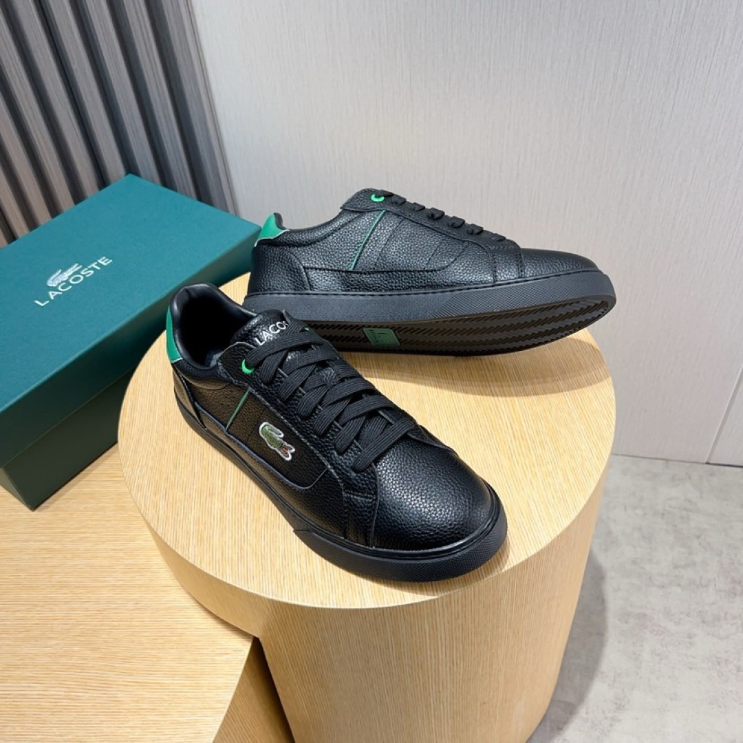 Lacoste Classic Leather Sneaker Black/Green