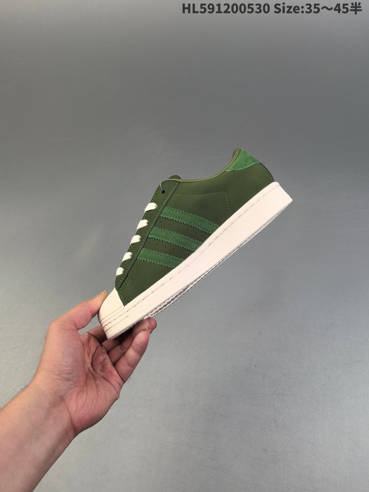 Adidas Superstar Shell Toe Green Shoes