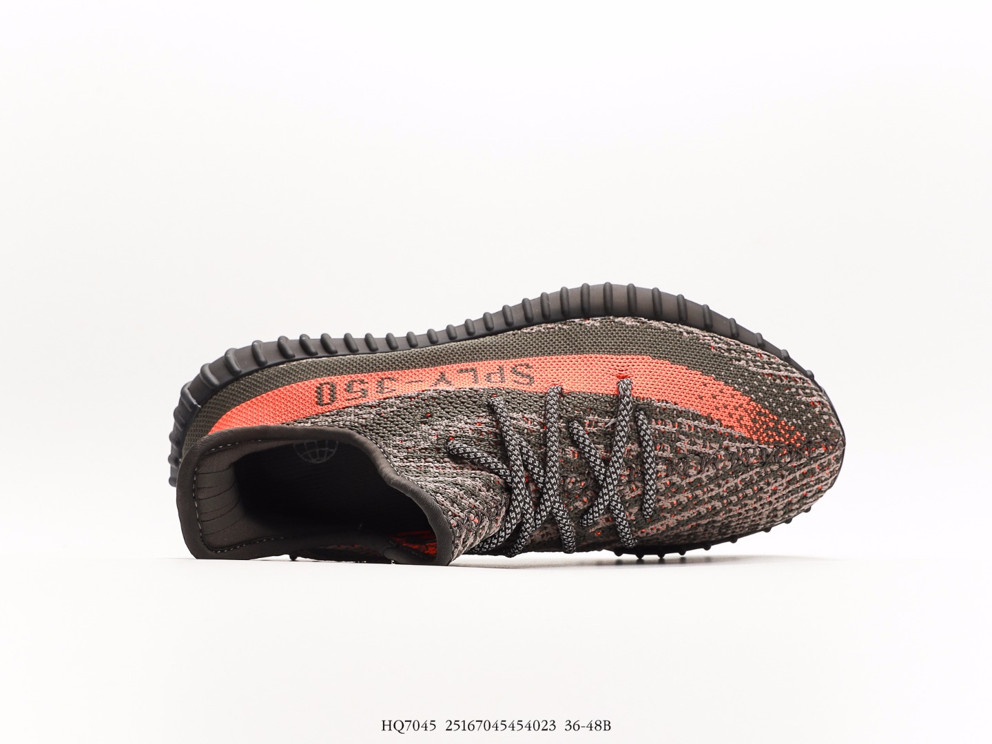 Adidas Yeezy Boost 350 V2 Knit Sneakers Olive/Orange