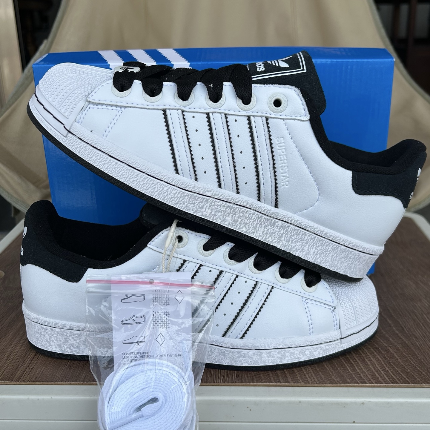 Adidas Originals Superstar Leather Sneakers White/Black