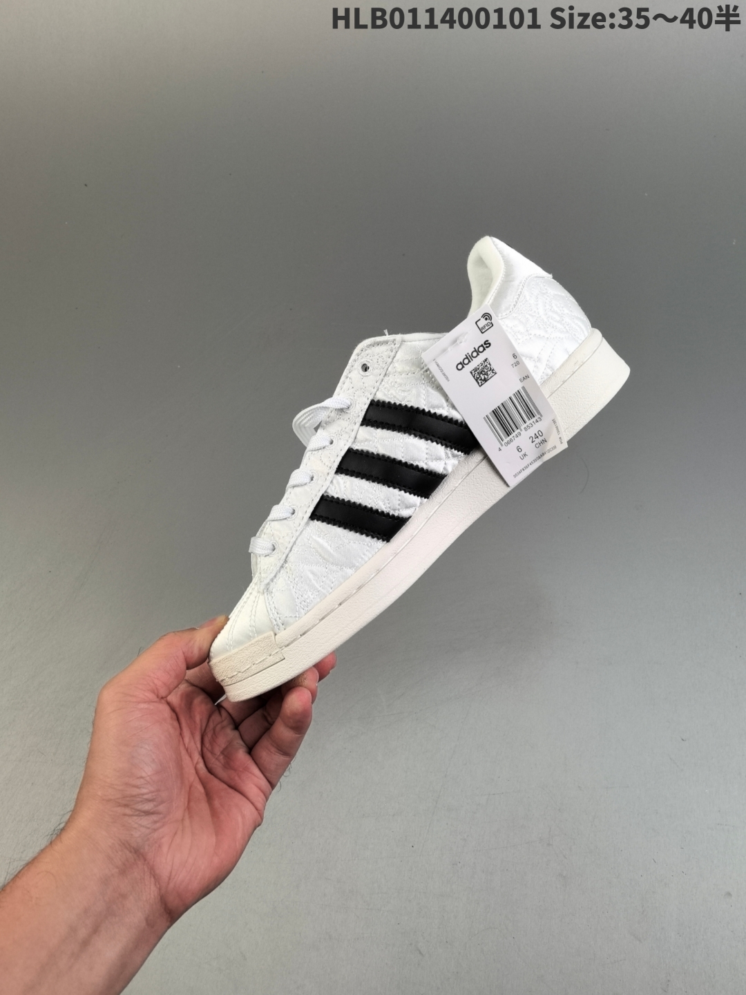 Adidas x Caroline Hu Superstar W Bow Sneakers White/Black