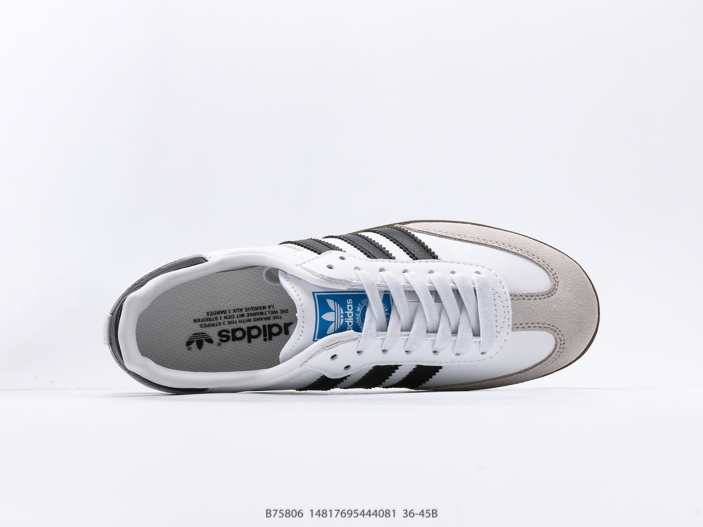 Adidas Originals Samba Vegan OG Sneakers White/Black